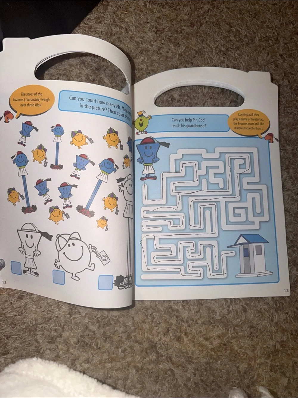 Mr. Men Little Miss: Holidays in Greece activity book